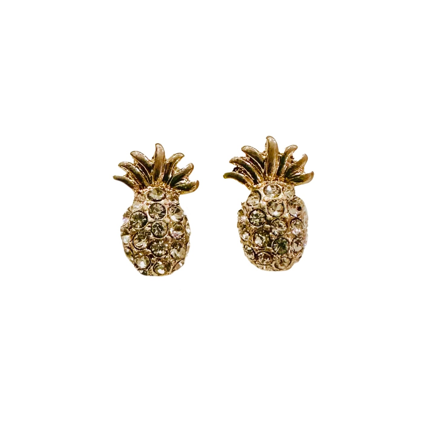 Crystal Pineapple Earrings