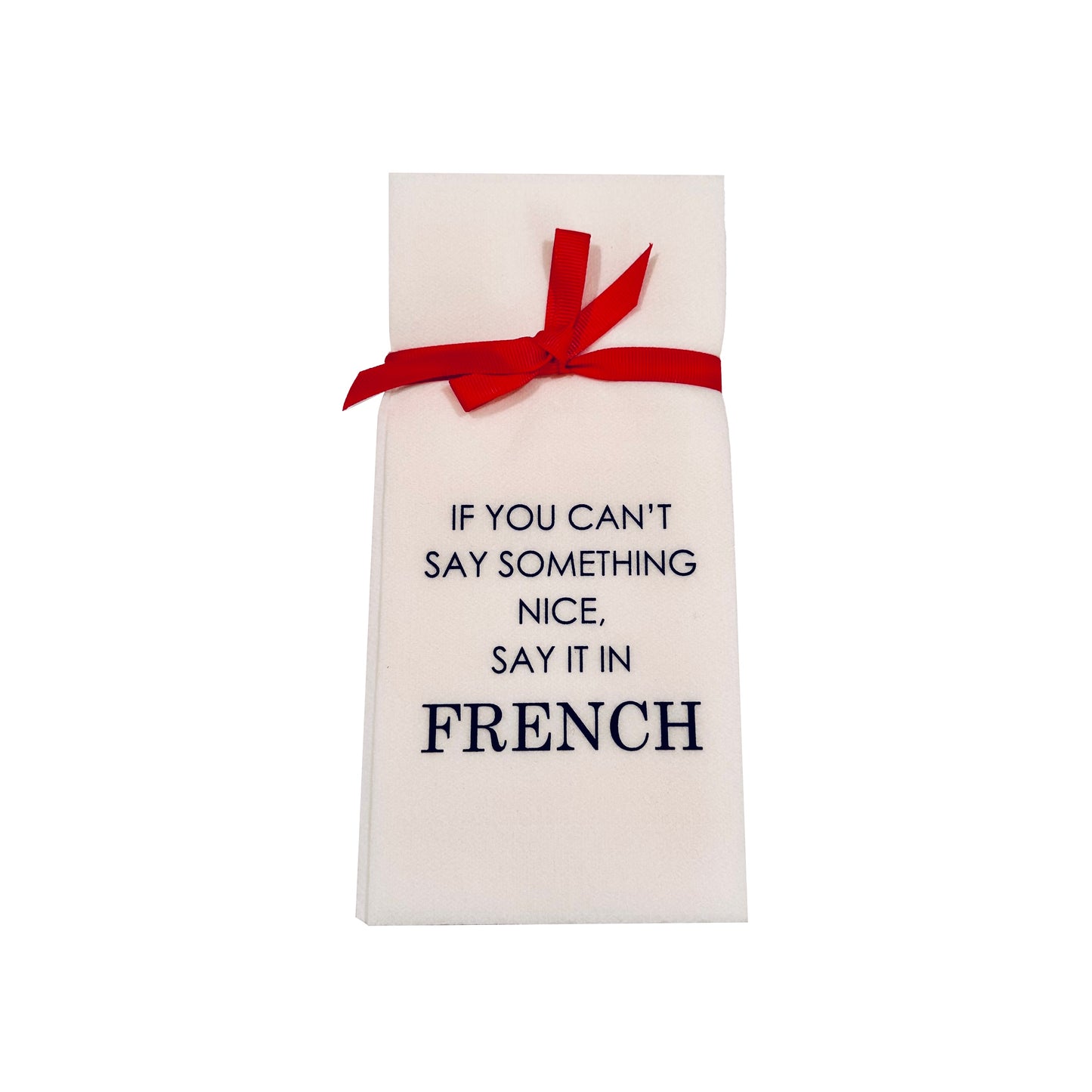 Say it in French Disposable Hand Towels