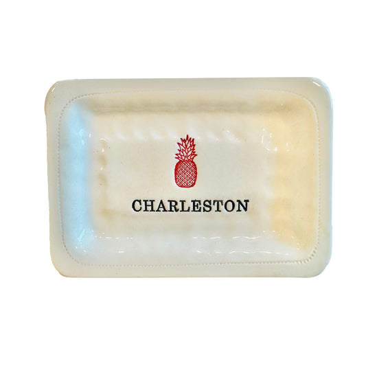 Charleston Pineapple Porcelain Tray