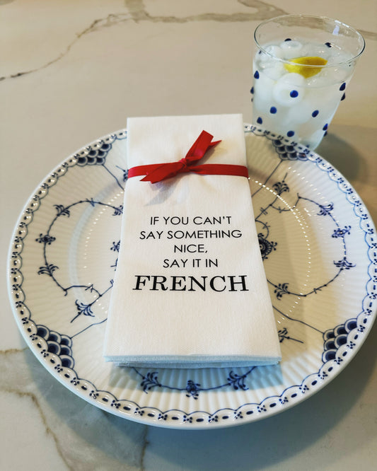 Say it in French Disposable Hand Towels